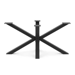 Tischgestell Stahl Spider 150 x 70 x 72 cm schwarz