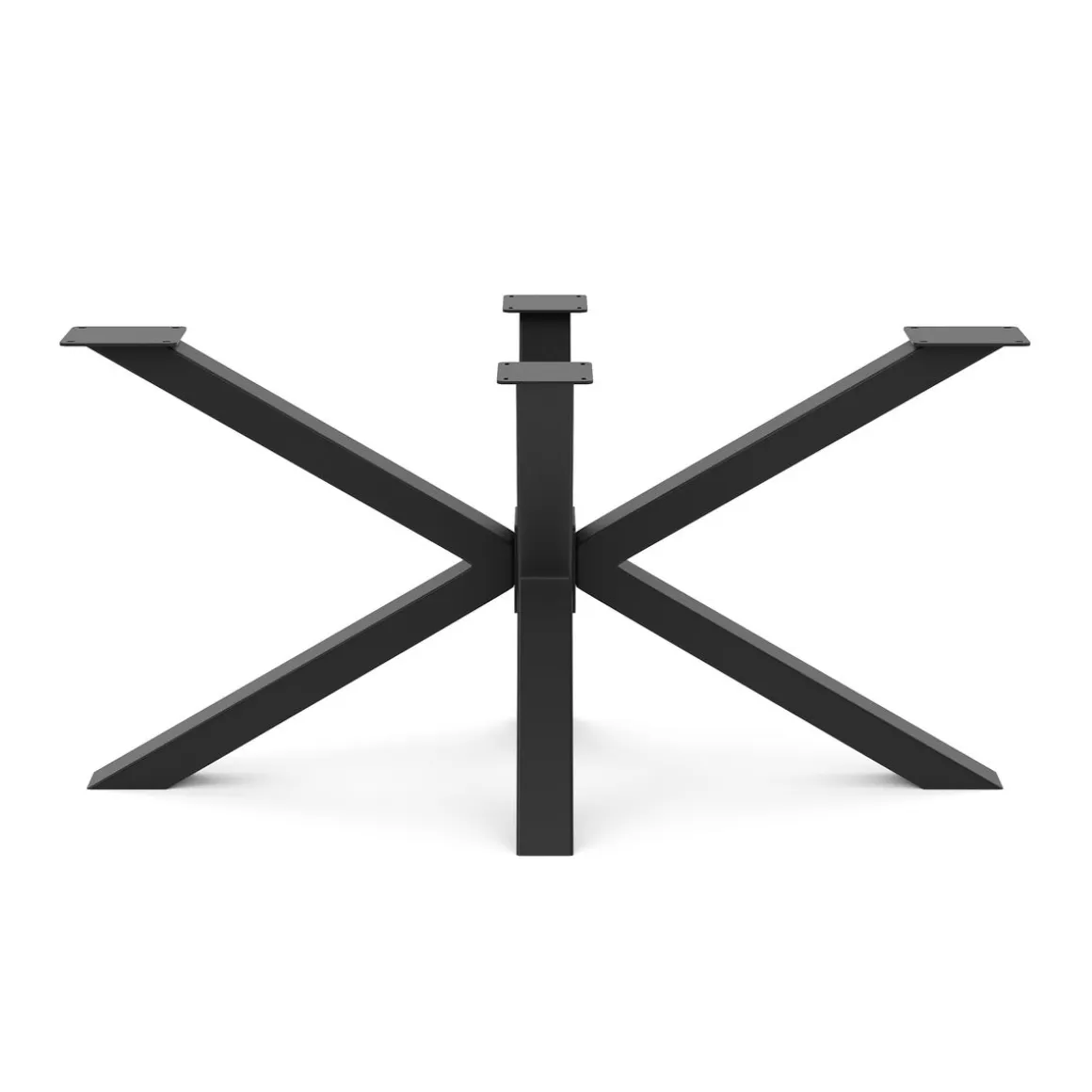 Tischgestell Stahl Spider 150 x 70 x 72 cm schwarz