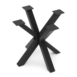Tischgestell Stahl Spider 85 x 80 x 72 cm schwarz