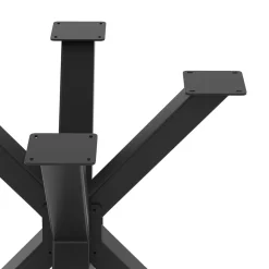 Tischgestell Stahl Spider 85 x 80 x 72 cm schwarz