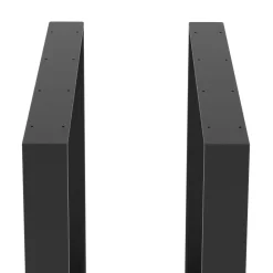 Tischgestell Stahl 70 x 72 cm 2er Set schwarz