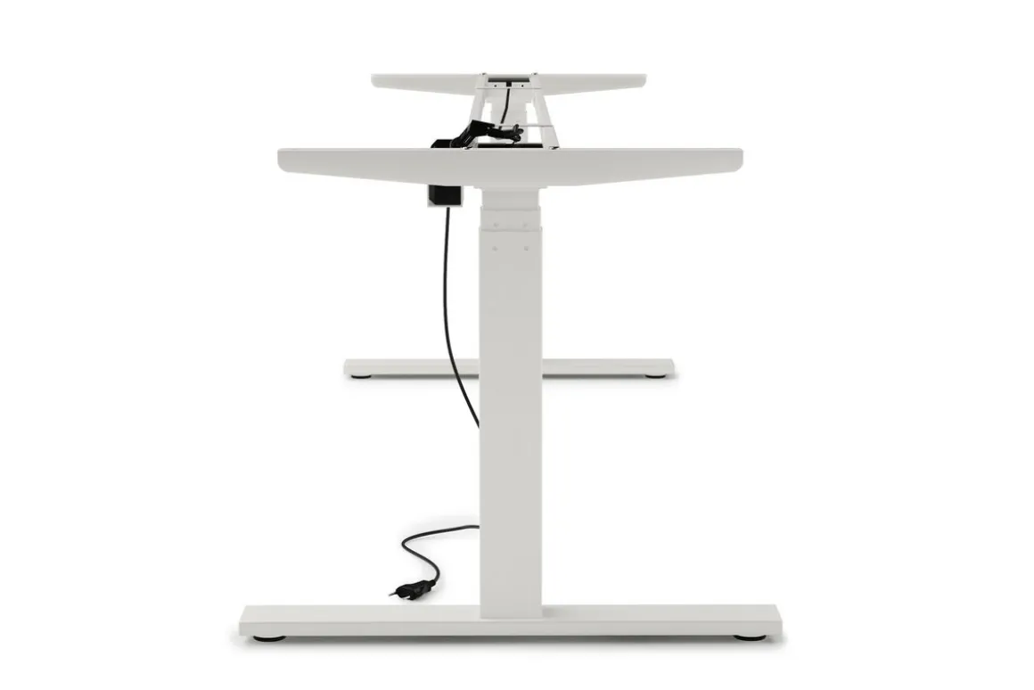 Tischgestell Stehpult elektrisch weiss 180 - 200 cm