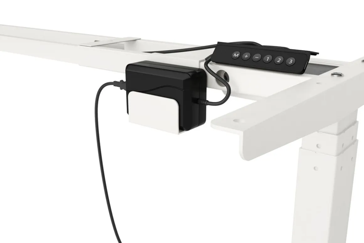 Tischgestell Stehpult elektrisch weiss 180 - 200 cm