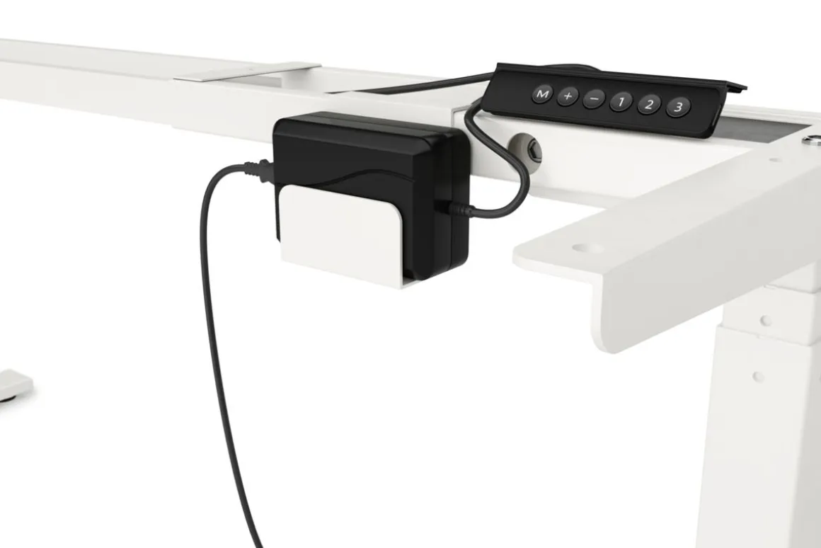 Tischgestell Stehpult elektrisch weiss 160 - 180 cm