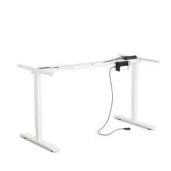 Tischgestell Stehpult elektrisch weiss 140 - 160 cm