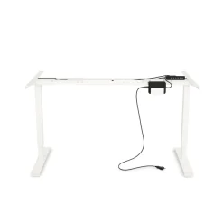 Tischgestell Stehpult elektrisch weiss 140 - 160 cm