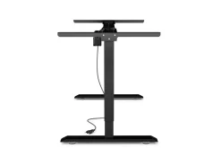 Tischgestell Stehpult elektrisch schwarz 140 - 160 cm