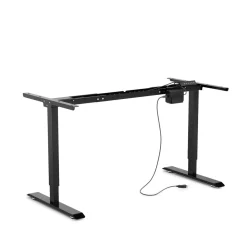Tischgestell Stehpult elektrisch schwarz 140 - 160 cm