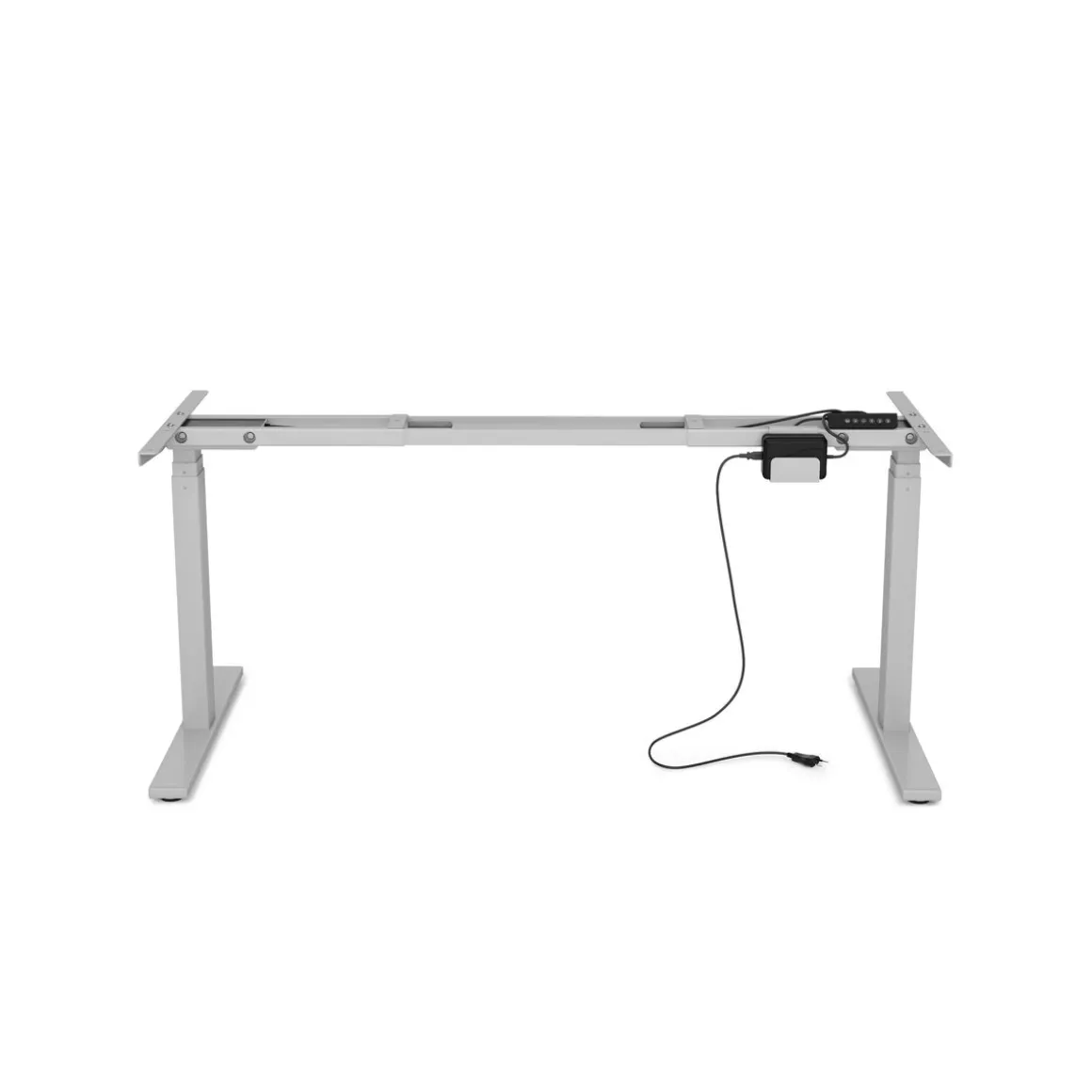 Tischgestell Stehpult elektrisch grau 160 - 180 cm