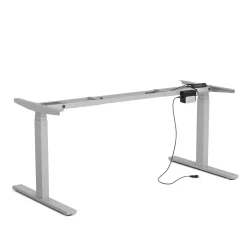 Tischgestell Stehpult elektrisch grau 160 - 180 cm