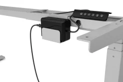 Tischgestell Stehpult elektrisch grau 160 - 180 cm
