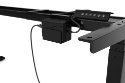 Tischgestell Stehpult elektrisch schwarz 160 - 180 cm