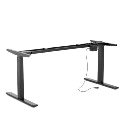 Tischgestell Stehpult elektrisch schwarz 160 - 180 cm