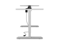 Tischgestell Stehpult elektrisch grau 140 - 160 cm