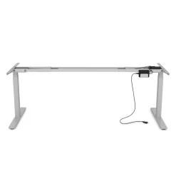 Tischgestell Stehpult elektrisch grau 180 - 200 cm