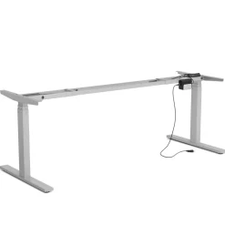 Tischgestell Stehpult elektrisch grau 180 - 200 cm