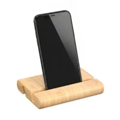 Tischhalterung für Handy und Tablet Bambus