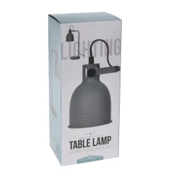 Tischlampe Industrial grau