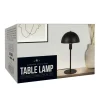 Tischlampe Metall 18 x 36 cm schwarz