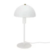 Tischlampe Metall 18 x 36 cm weiss