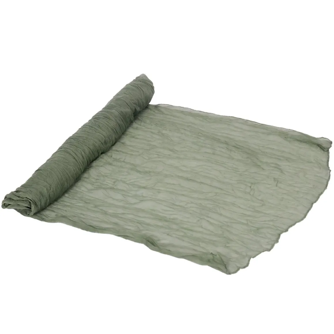 Tischläufer Chiffon 300 x 90 cm salbeigrün