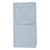 Tischläufer gestreift 150 x 35 cm blau/weiss