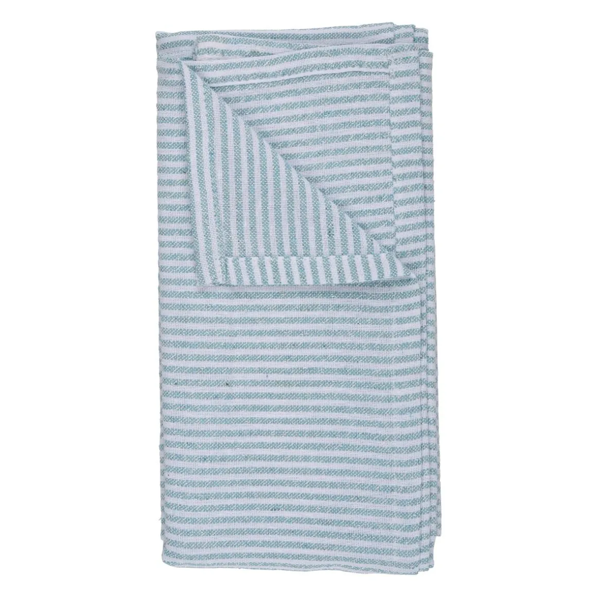 Tischläufer gestreift 150 x 35 cm blau/weiss