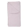 Tischläufer gestreift 150 x 35 cm rosa/weiss