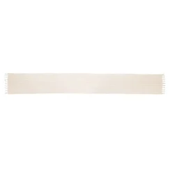 Tischläufer Makramee 180 x 24 cm beige