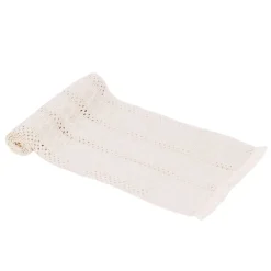 Tischläufer Makramee 180 x 30 cm beige
