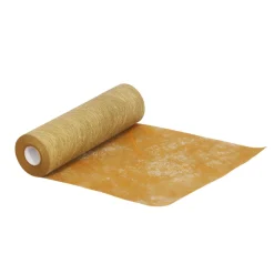 Tischläufer Vlies 23 cm x 25 m gold