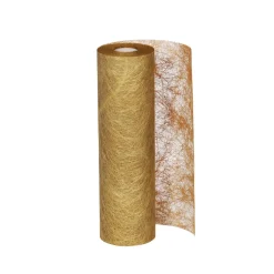 Tischläufer Vlies 23 cm x 25 m gold
