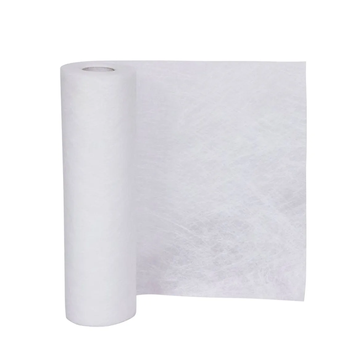 Tischläufer Vlies 23 cm x 25 m weiss