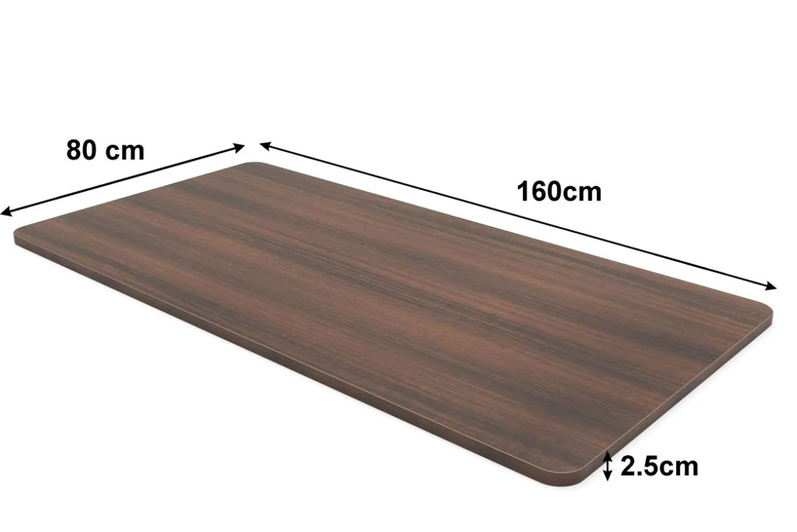 Tischplatte Stehpult braun 160 x 80 cm