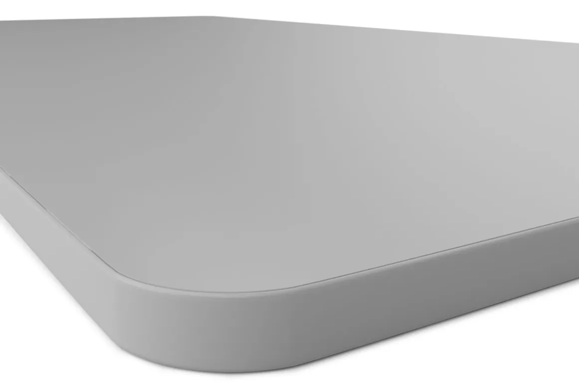 Tischplatte Stehpult grau 180 x 90 cm