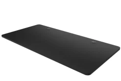 Tischplatte Stehpult mit Kabeldurchlass schwarz 180 x 90 cm