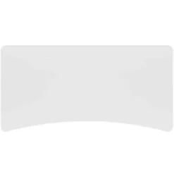 Tischplatte Stehpult mit Kabeldurchlass weiss 200 x 92 cm