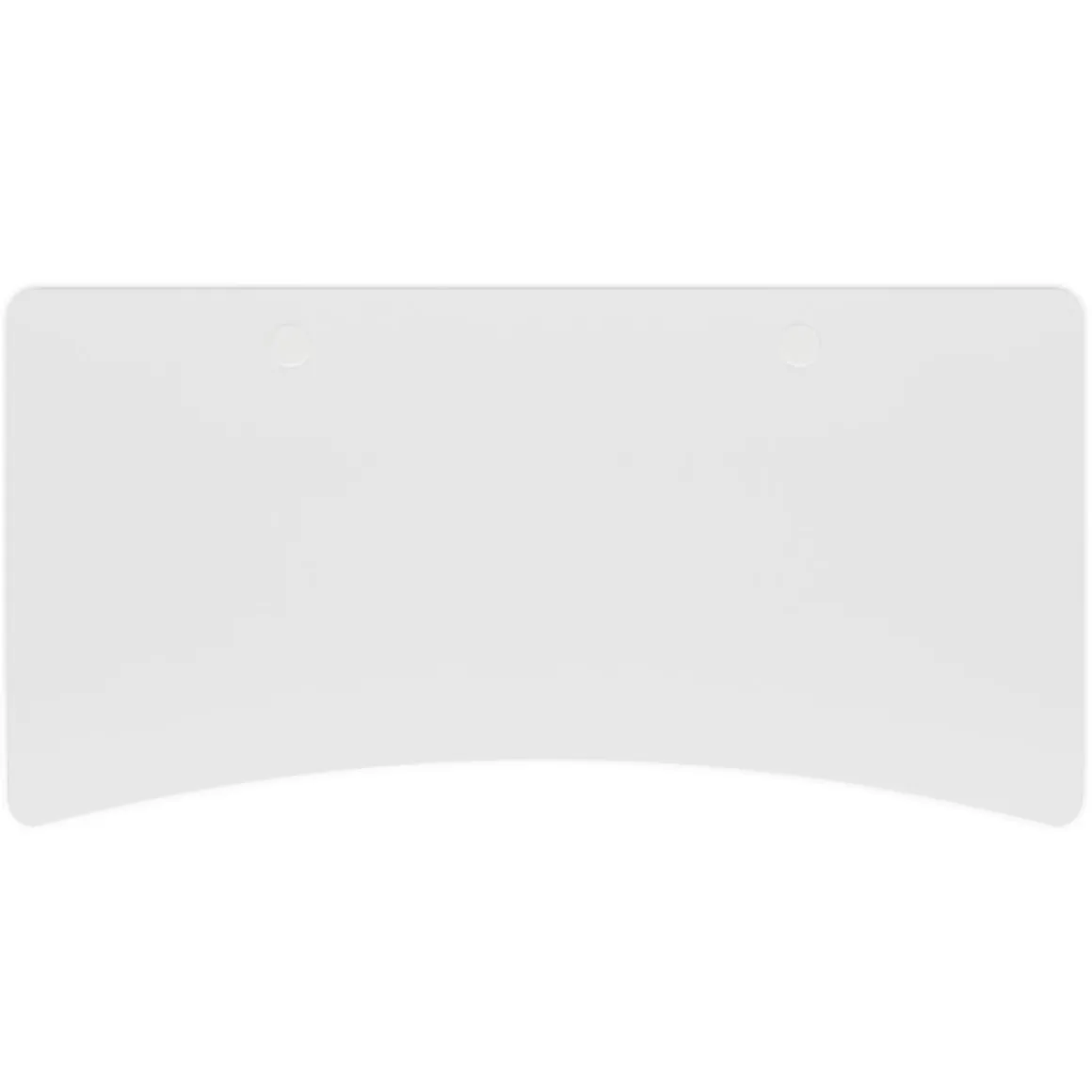 Tischplatte Stehpult mit Kabeldurchlass weiss 200 x 92 cm