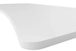 Tischplatte Stehpult mit Kabeldurchlass weiss 200 x 92 cm