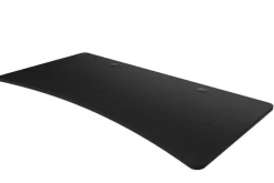 Tischplatte Stehpult mit Kabeldurchlass schwarz 200 x 92 cm