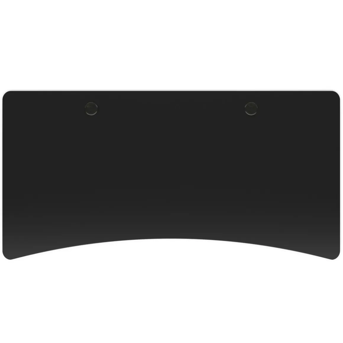 Tischplatte Stehpult mit Kabeldurchlass schwarz 200 x 92 cm