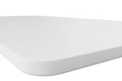 Tischplatte Stehpult mit Kabeldurchlass weiss 180 x 90 cm