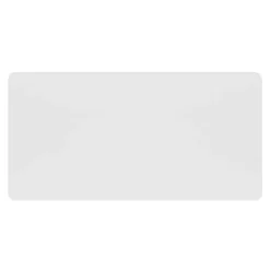 Tischplatte Stehpult mit Kabeldurchlass weiss 180 x 90 cm