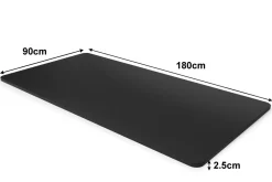 Tischplatte Stehpult schwarz 180 x 90 cm