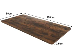 Tischplatte Stehpult Vintage 180 x 90 cm