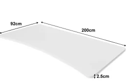 Tischplatte Stehpult weiss 200 x 92 cm