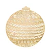 Tischset Platzset Weihnachtskugel rund 38 cm