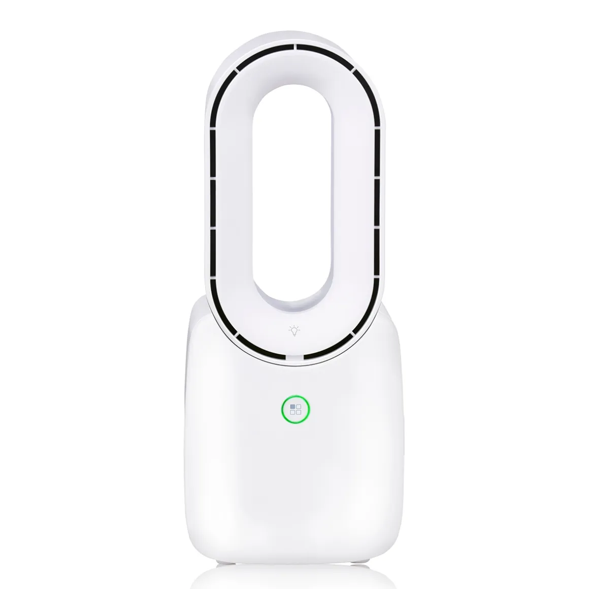 Tischventilator 3 Stufen mit USB und LED weiss