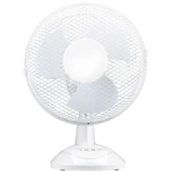 Tischventilator 2 Stufen weiss
