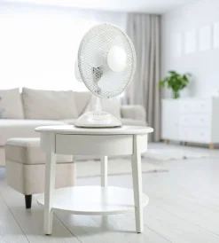 Tischventilator 2 Stufen weiss